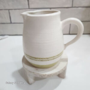 Vintage Franciscan Hacienda green Pitcher. Made in the USA.